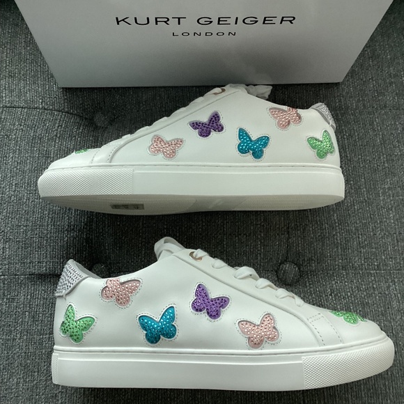 Kurt Geiger London Lane Butterfly Sneaker (Women) 9US / 40EU - Picture 1 of 12